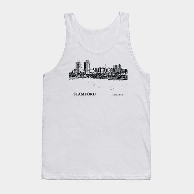 Stamford Connecticut Tank Top by Lakeric